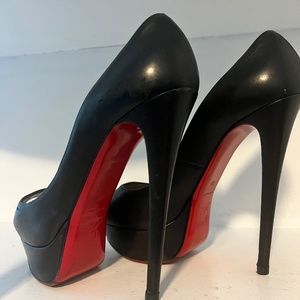 Authentic black Christian Louboutins